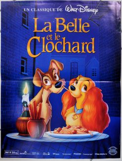 LA BELLE ET LE CLOCHARD (ressortie•40x60CM)