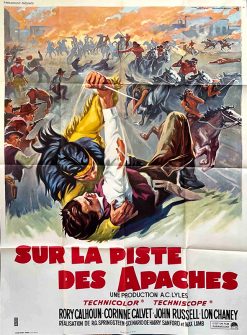 SUR LA PISTE DES APACHES (120X160CM)